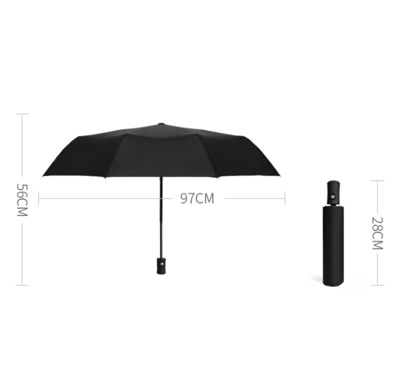1.5 Pounds Golf Umbrella with Double Layer Canopy and Customized Printing for Golf Courses and Outdoor Activities