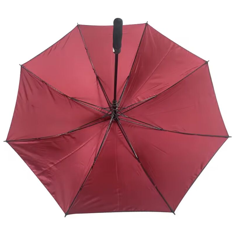 Plastic Top And Tips Golf Umbrella Including Ergonomic Rubber Handle Waterproof Coating Providing Long Lasting Protection
