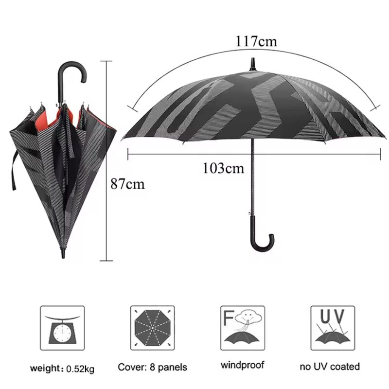 UPF 50+ UV Protection Windproof Foldable Umbrella with Customized Logo Printing for Compact Portable Rain Gear