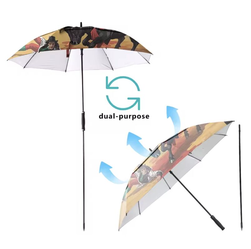 UPF 50+ UV Protection Folding Umbrella with 19 Inches Coverage and Durable Pongee 190T Fabric