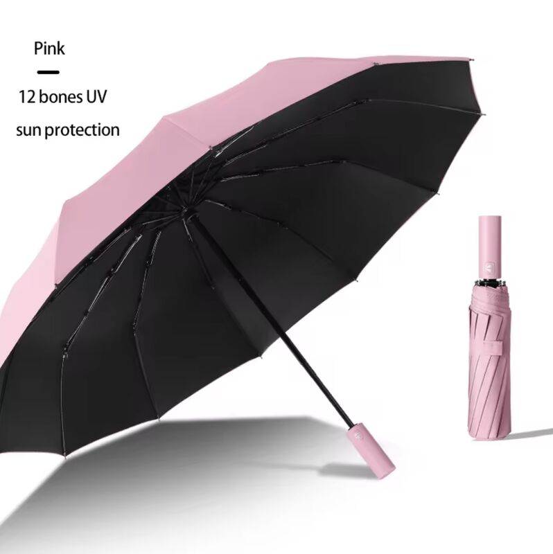 19inches Foldable Umbrella with Manual Open and Lightweight Design for Compact Portable Rain Protection