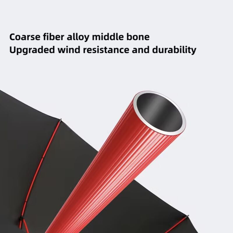 36 Inches Length When Closed Stick Umbrella with Moderate Wind Resistance and Lightweight Design