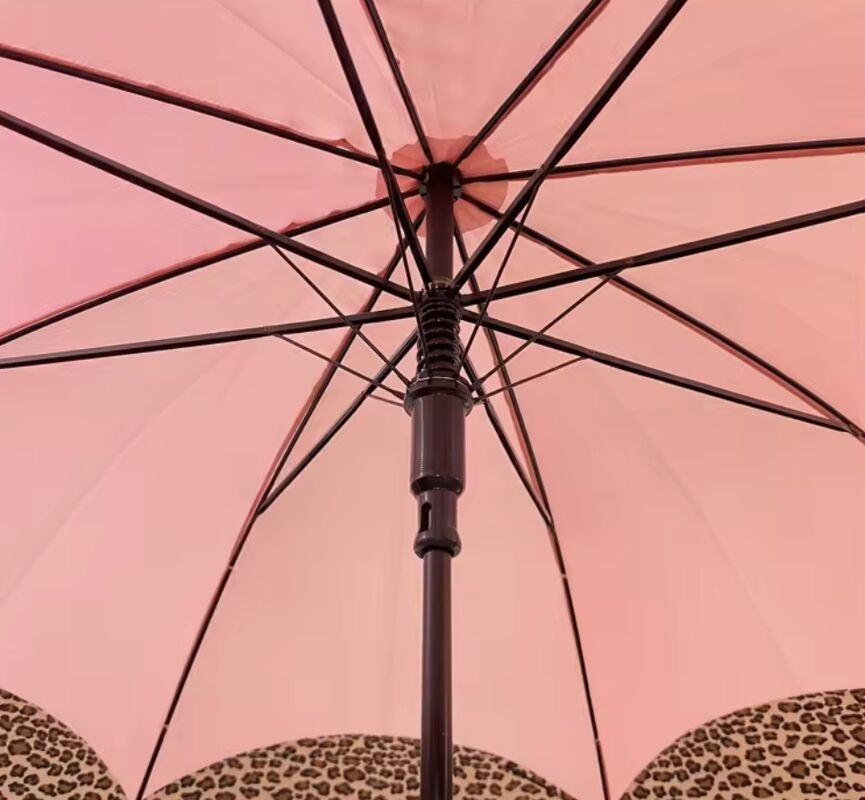 Steel Frame Material Stick Umbrella Manual Open Mechanism Lightweight 500 Grams Comfortable Grip and Sturdy Construction