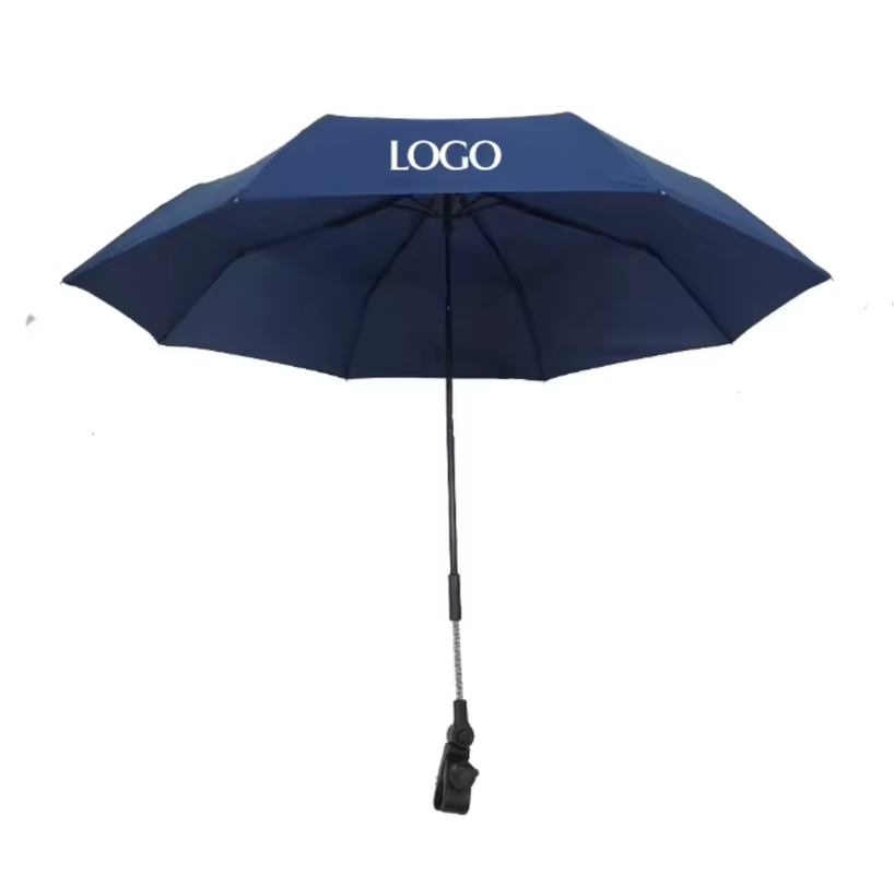 Foldable Hiking Umbrella Hands Free Compact With Adjustable Strap Type