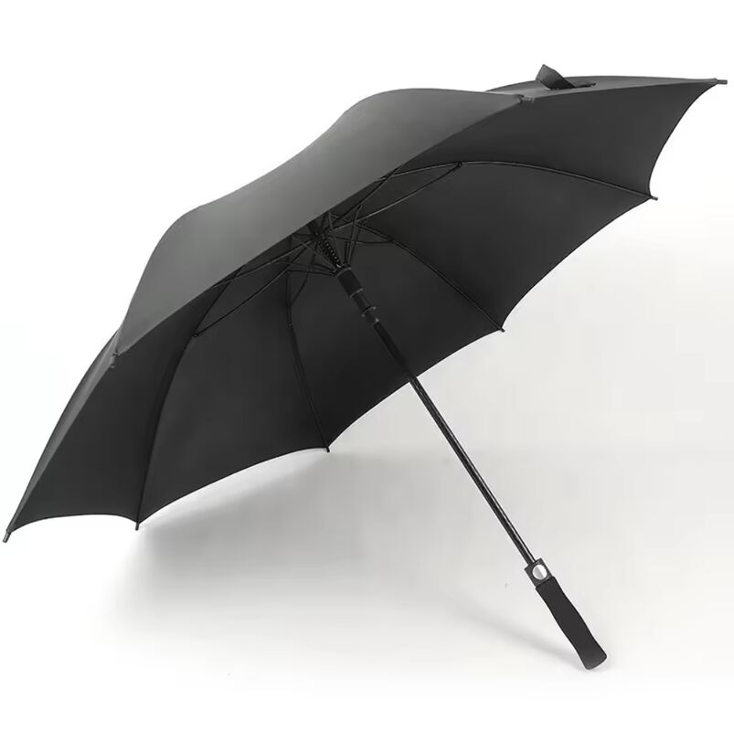 Adjustable strap type small umbrella for backpack offering UPF 50 plus protection compact lightweight and durable design