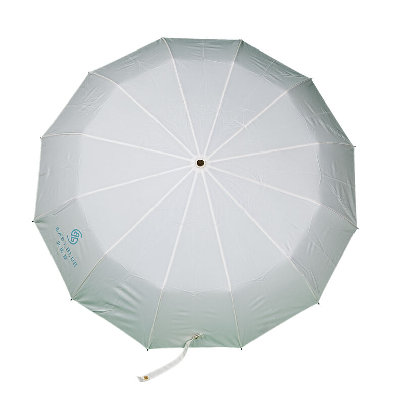 Waterproof Personalized Golf Umbrellas Double Canopy Golf Umbrella With Plastic Top Tips