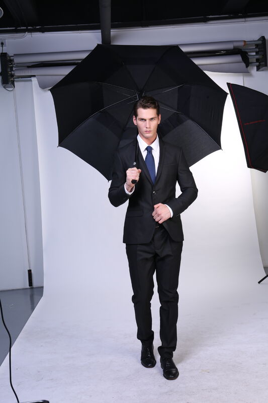 Fiberglass Shaft Golf Umbrella Automatic Open Water Resistant Canopy For Outdoor Use