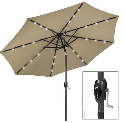 3M Diameter Commercial Pool Umbrellas Practical Deck Umbrella With Stand